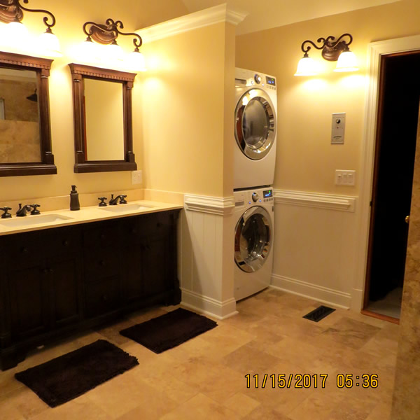 Chapel Hill Bathroom Remodeling Sink - Washer-Dryer Installations | Bath Shower Replacement Makeover Renovation Services