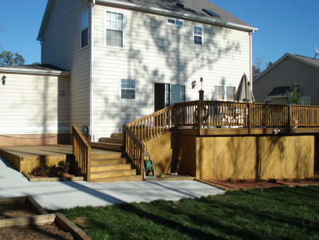 Morrisville wood decks