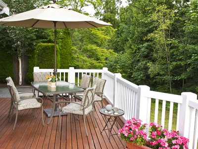 Outdoor Patio Wooden Deck 