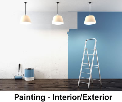 Handyman Services: Interior House Painting Contractors, Residential Kitchen and Bathroom Cary