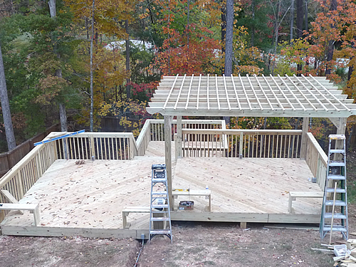 Wood Decks - Cary, Installation and Repair
